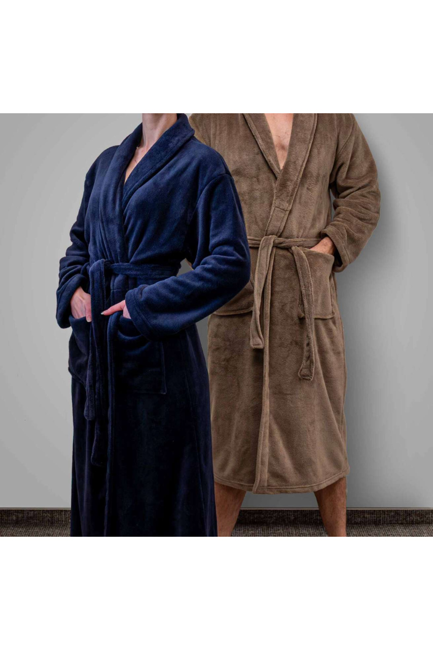 OLIMA CORAL FLEECE BATHROBE