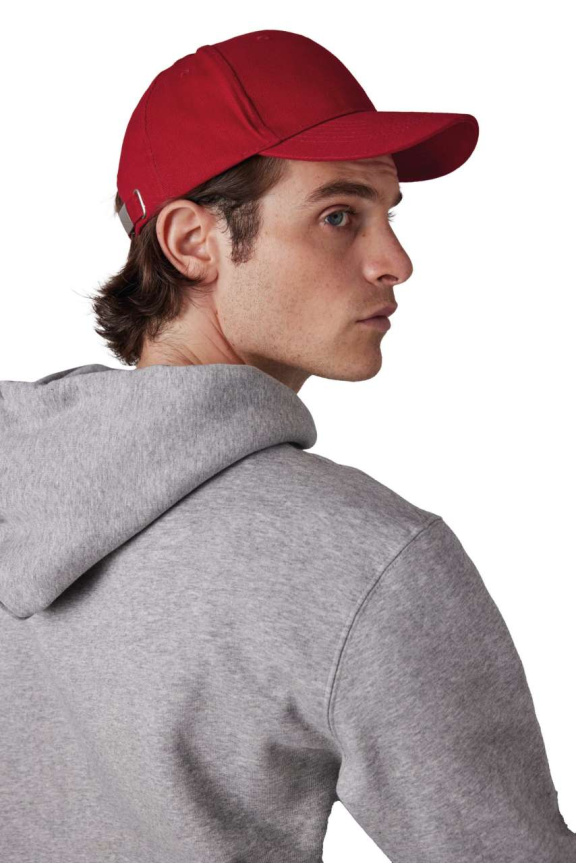 6 PANEL CAP IN ORGANIC COTTON