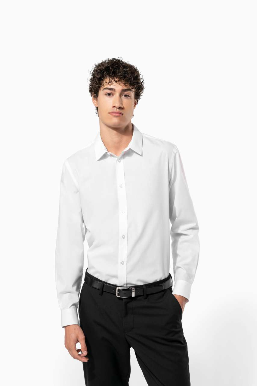 MEN’S POPLIN EASY CARE POLYCOTTON SHIRT