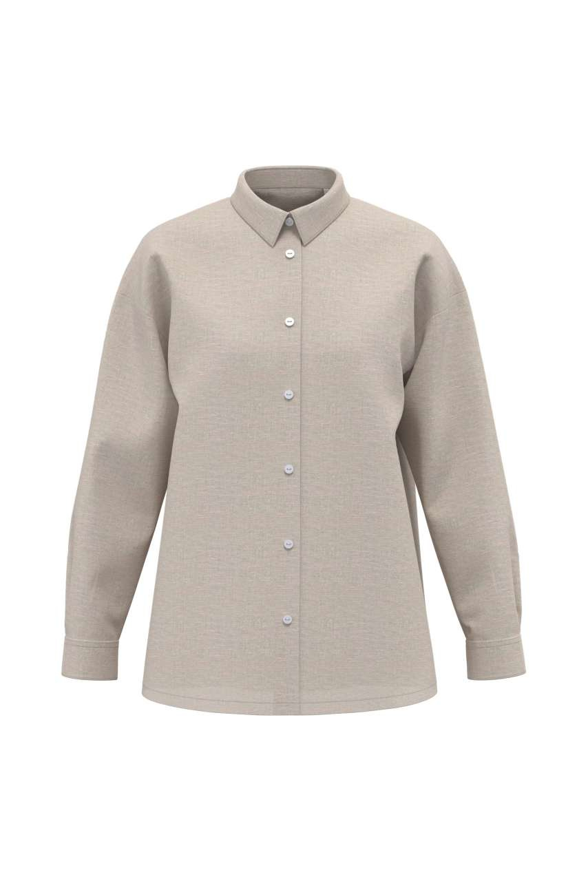 LADIES' OVERSIZE LINEN SHIRT