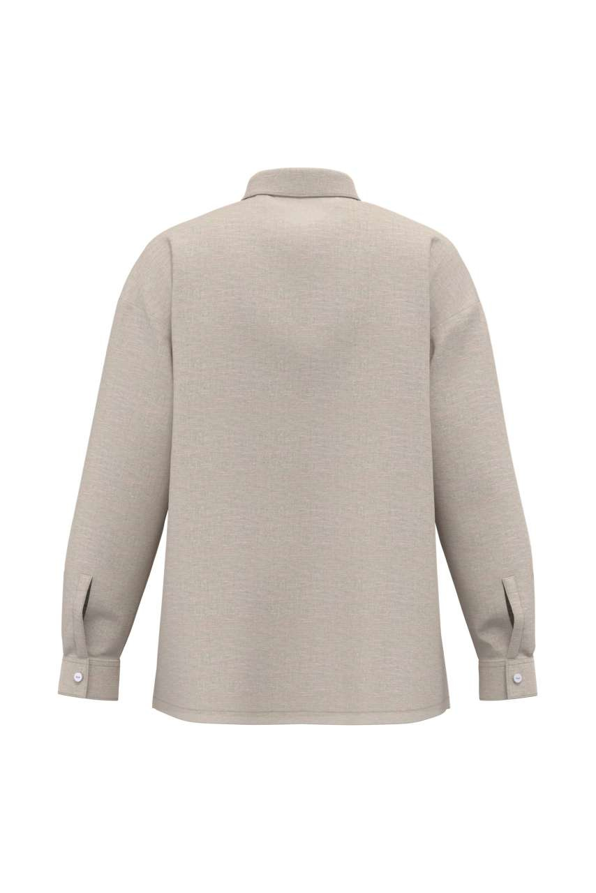 LADIES' OVERSIZE LINEN SHIRT